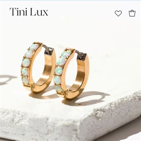 tini lux|earrings for extremely sensitive ears.